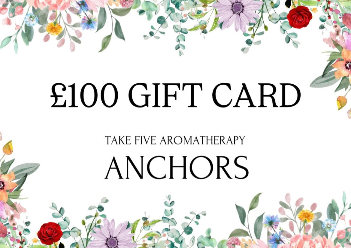 Take Five Aromatherapy Anchors Gift Card