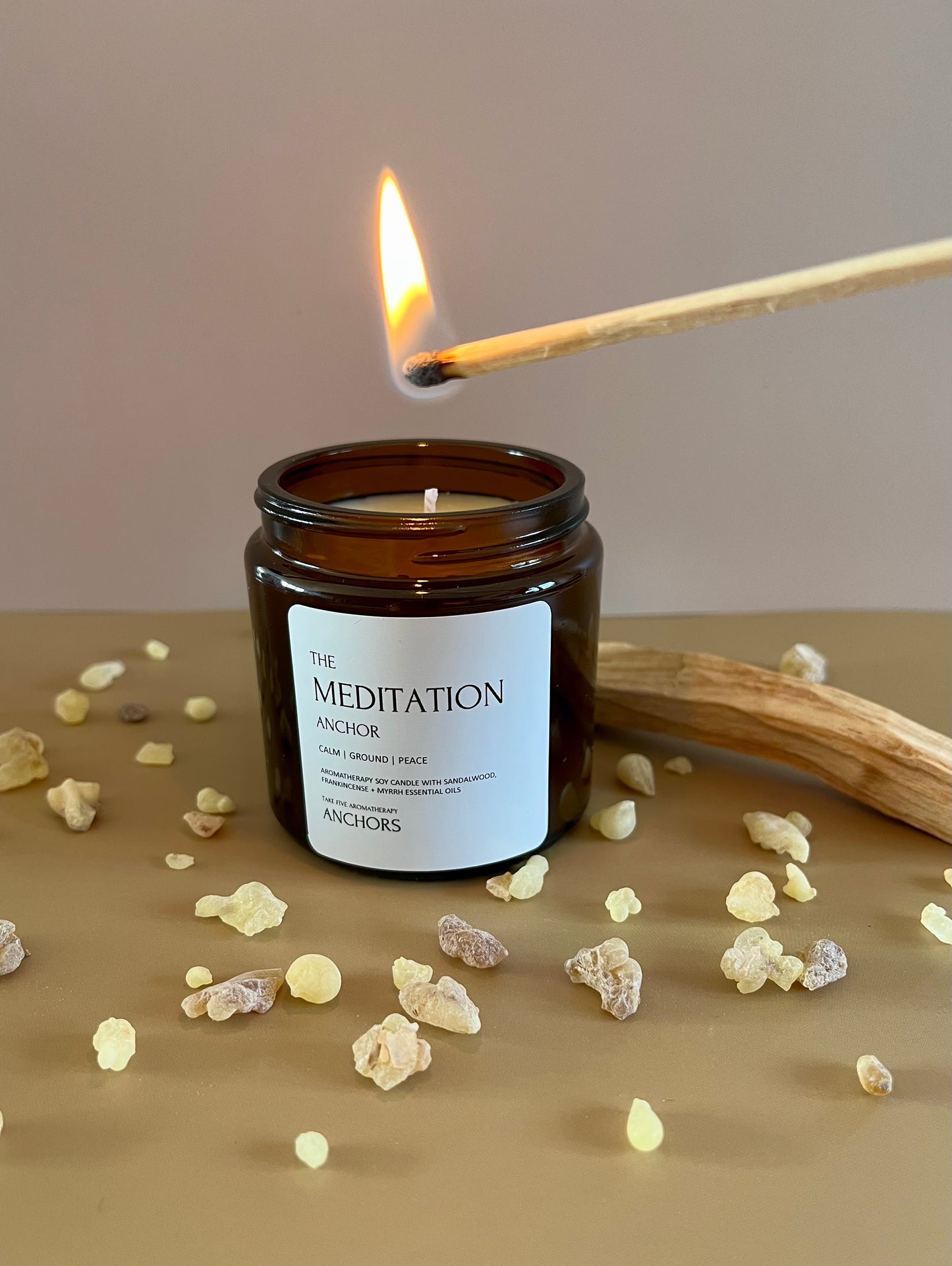 Meditation Jar Candle