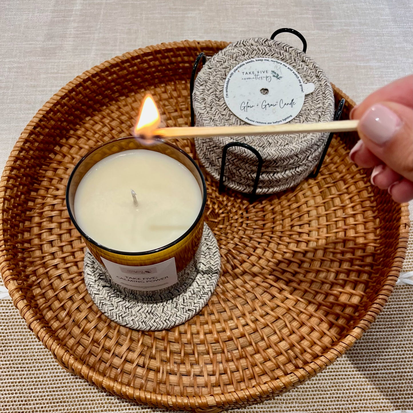 Revive with Citrus Amber Candle